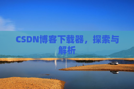 CSDN博客下载器，探索与解析